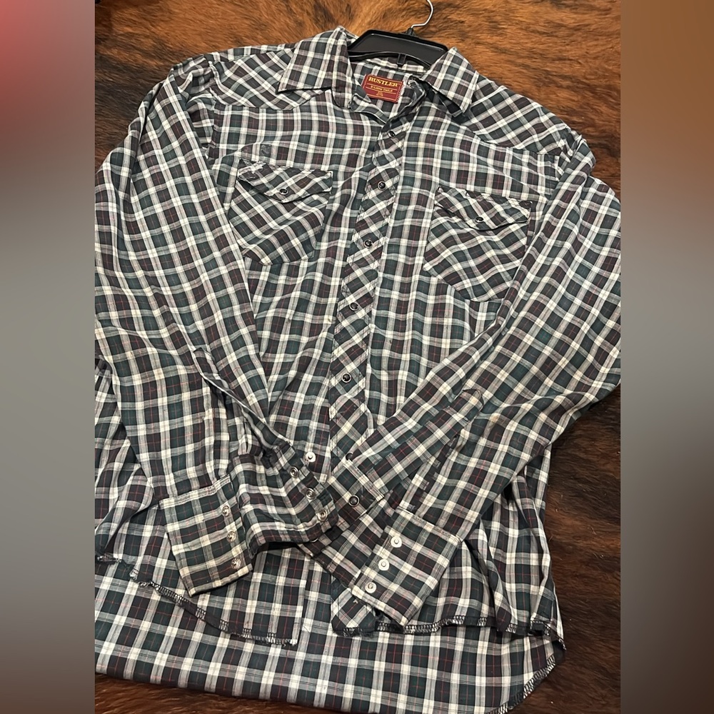 Wrangler Checkered Long Sleeve Shirt